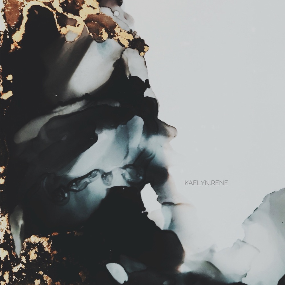 Black and gold | kaelyn Rene art